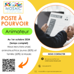 Poste animateur